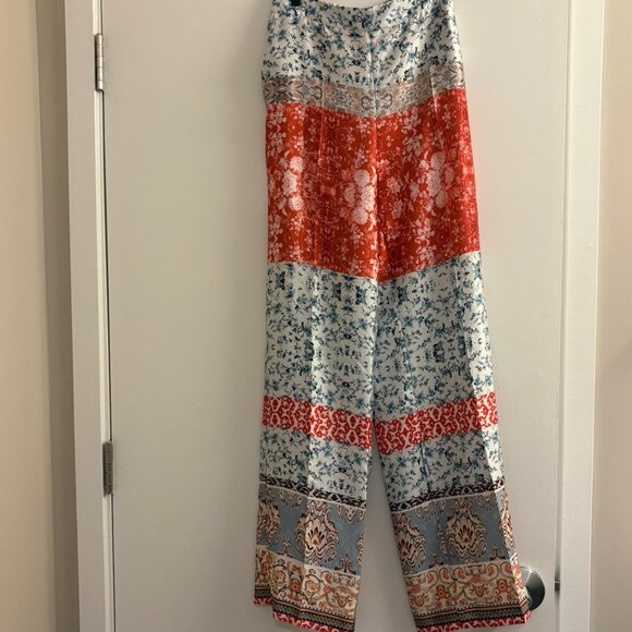 Zara Flowy Floral Print Pant - S - NWT - Picture 5 of 6